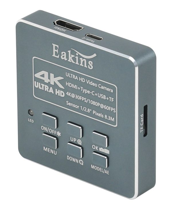 Sony imx415 4K 1080p UHD HDMI Loại C Video kính hiển vi kỹ thuật số máy ảnh C-Mount ống kính LED ánh sáng cho nghiên cứu khoa học giáo dục