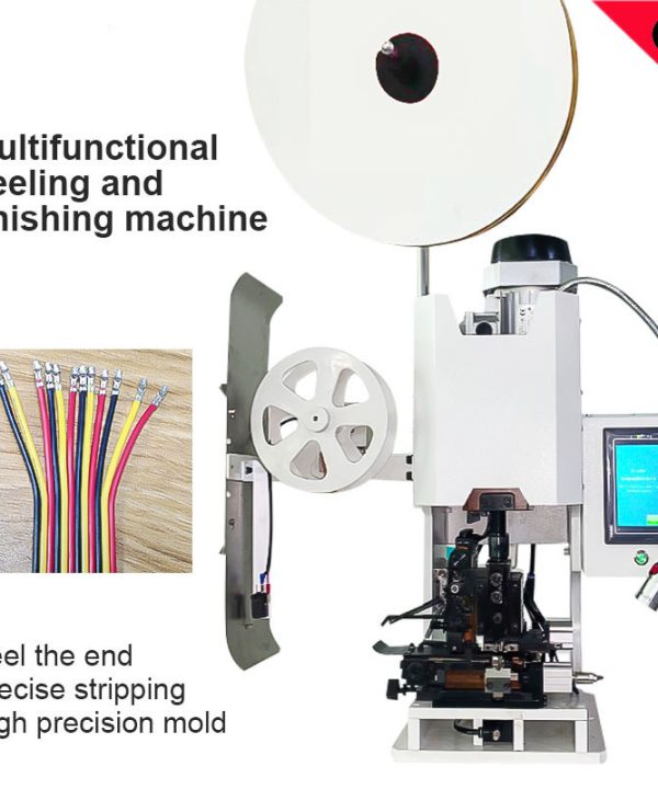 Máy bấm cos tự động đa chức năng dây nịt vỏ và uốn máy awg16-32 vỏ bọc dây đa lõi cáp vỏ và uốn tóc bồng máy terminal crimping machine