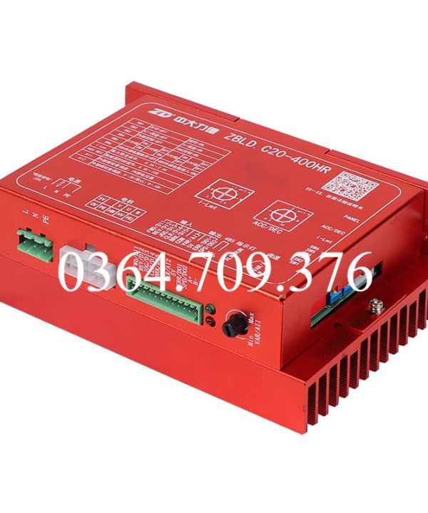 Bộ Điều Khiển Động Cơ Giảm Tốc DC BLDC Điện Áp Cao Zd ZBLD.C20-400HR