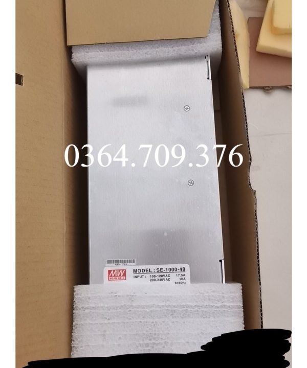 Bộ Nguồn Mean Well Taiwan SE-1000-48 Công Suất Cao 1000W Chuyển Đổi Nguồn Điện 5V/9V/12V/15V/24V/48V