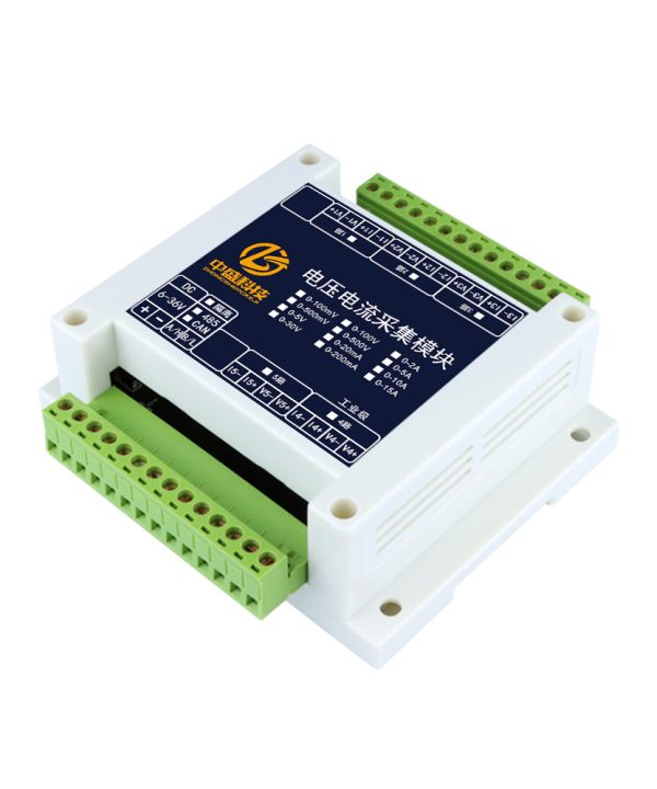 Điện Áp Và Dòng Điện Dải Lớn DC Thu Đồng Thời Module Analog RS485 Máy Phát Modbus Từ Xa IO