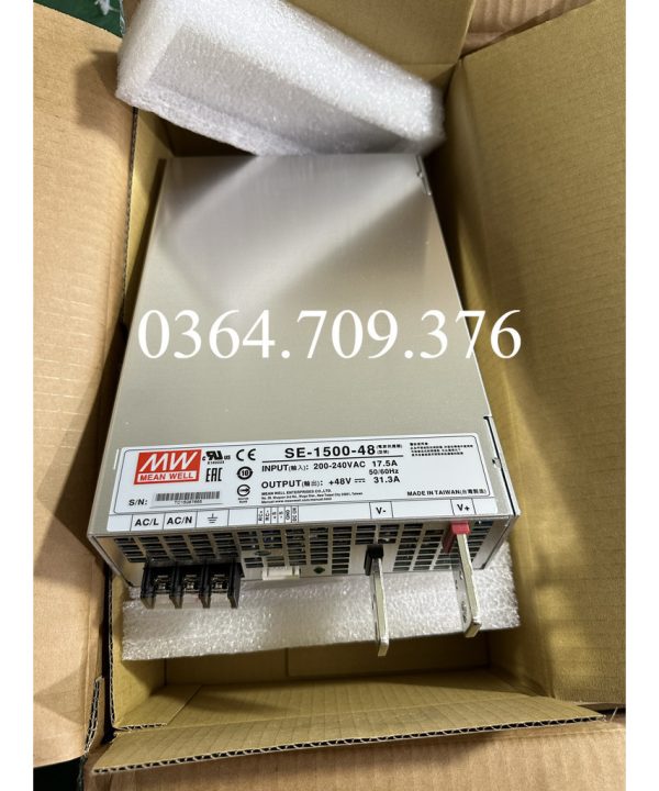 Bộ Nguồn Mean Well SE-1500-48 Taiwan 48V 31.3A