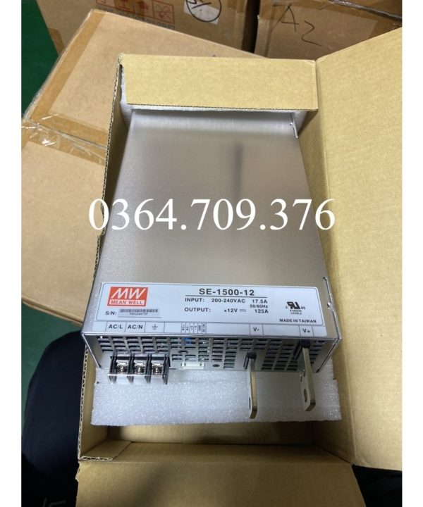 Bộ Nguồn Mean Well SE-1500-12 Công Suất 1500W12v125a