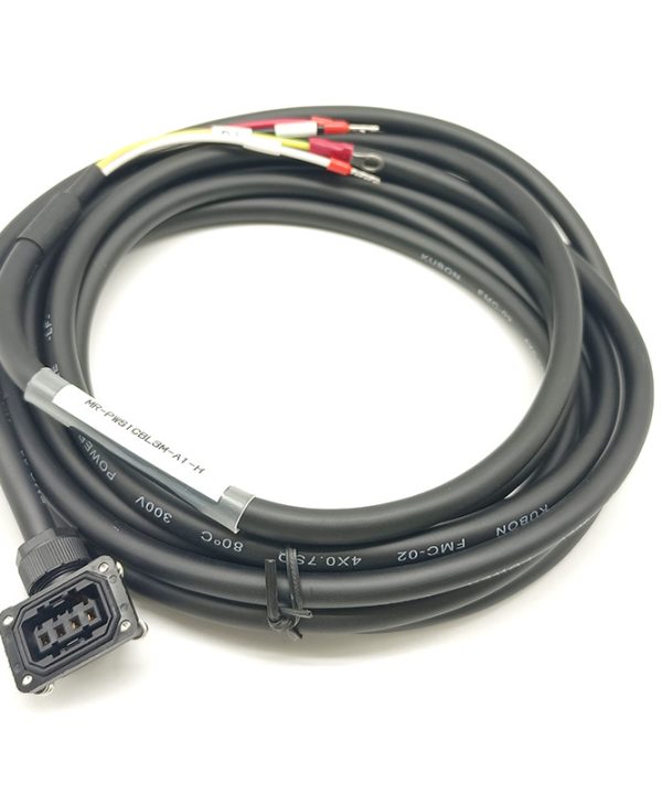 Dây Nguồn Động Cơ Servo J3jej4 MR-PWS1CBL3M-A1-L Cáp Công Suất Thấp Dưới Mitsubishi 750W