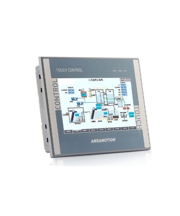 Amsamotion AMX-HM10A-32MRT 10-inch HMI PLC with 16DI 16DO Relay+Transistor 4AD 2DA 2 PT100