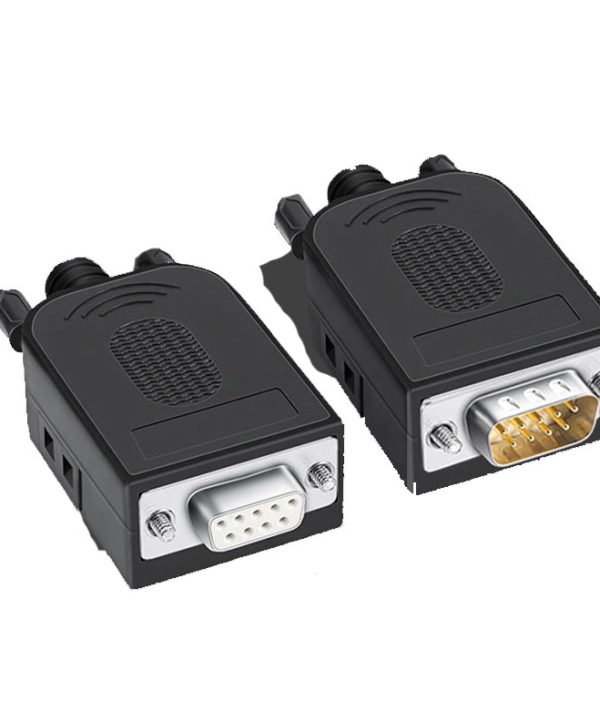Amsamotion DB9 serial COM transfer-free solder terminals RS232 female male connector