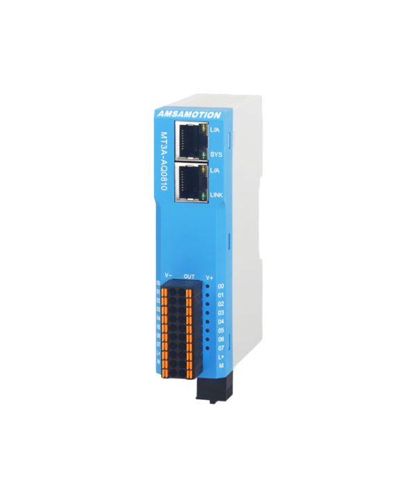 Amsamotion MT3A-AQ0810 Modbus TCP Remote I/O with 8 Voltage Outputs
