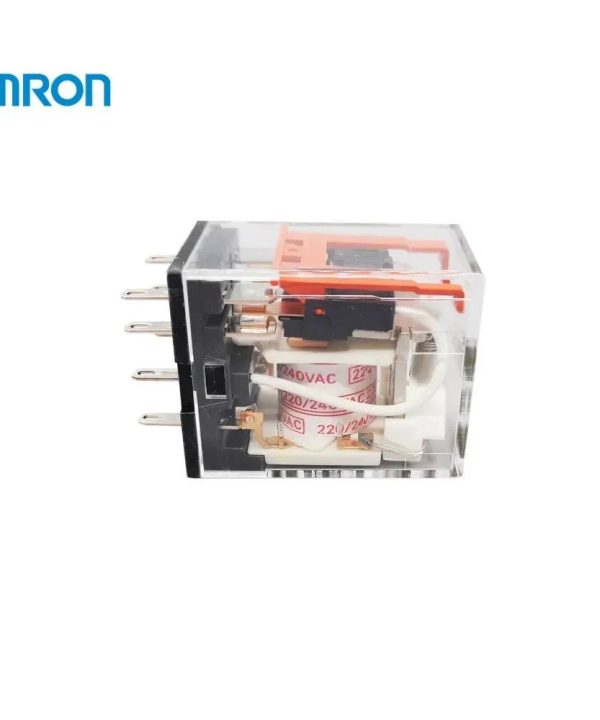 Original OMRON MY4N-GS-R Relay, 4 Form C Contacts, With LED Indicator