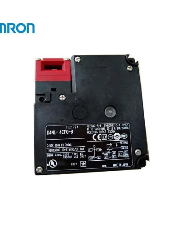 Omron electromagnetic locking safety door switch D4NL-4CFG-B D4NL-4DFA-B D4NL-4EFG-B